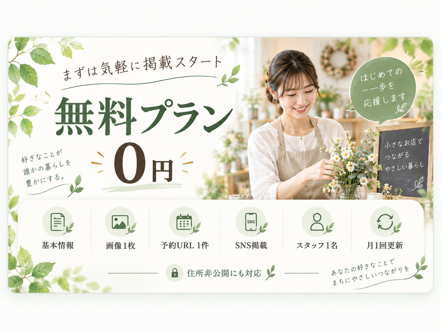 無料プラン案内